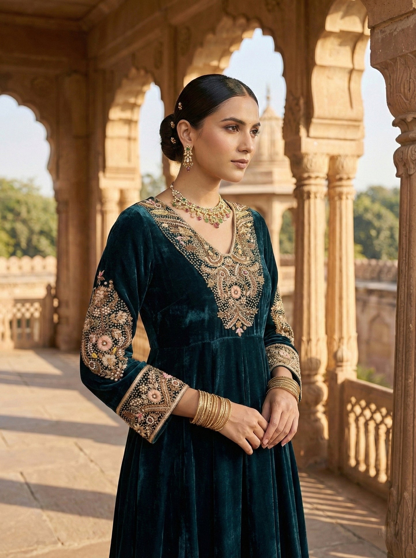 Amodita Anarkali Set
